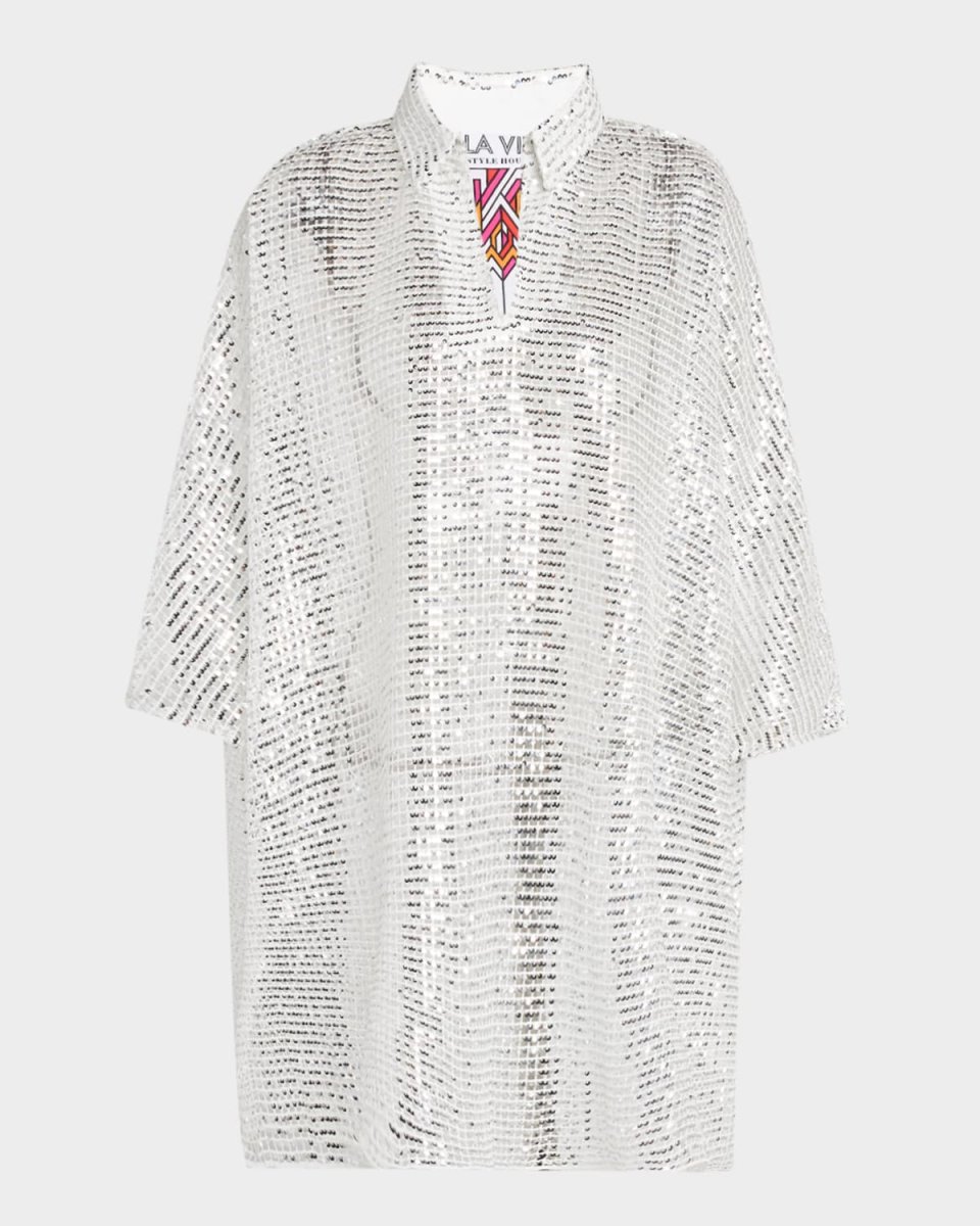 Sequin Net Everyday Mini Dress